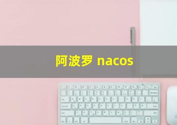 阿波罗 nacos